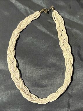 Handcrafted Beaded Braided Necklace